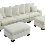 Maxbell Modular Sectional Sofa,5 Seater Oversized Convertible L & U Shaped Couch,