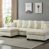 Maxbell Modular Sectional Sofa,5 Seater Oversized Convertible L & U Shaped Couch,