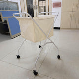 Maxbell Rolling Laundry Cart with Wheels Foldable Storage for Towels Blankets Sheets