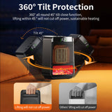 Maxbell Electric Fireplace Heater Decorative Jp Adapter Plug for Home Indoor Bedroom