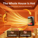 Maxbell Electric Fireplace Heater Decorative Jp Adapter Plug for Home Indoor Bedroom
