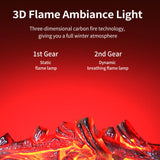 Maxbell Electric Fireplace Heater Decorative Jp Adapter Plug for Home Indoor Bedroom