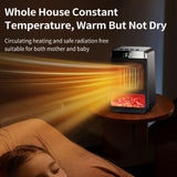 Maxbell Electric Fireplace Heater Decorative Jp Adapter Plug for Home Indoor Bedroom
