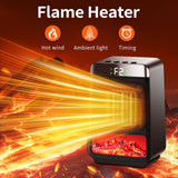 Maxbell Electric Fireplace Heater Decorative Jp Adapter Plug for Home Indoor Bedroom