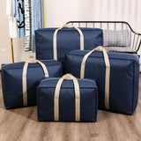 Maxbell House Moving Bag Duffle Bag for Moving House Travel Attics Under Bed Storage Navy 78x55x25 cm