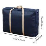 Maxbell House Moving Bag Duffle Bag for Moving House Travel Attics Under Bed Storage Navy 78x55x25 cm