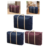 Maxbell House Moving Bag Duffle Bag for Moving House Travel Attics Under Bed Storage Navy 78x55x25 cm