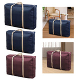 Maxbell House Moving Bag Duffle Bag for Moving House Travel Attics Under Bed Storage Navy 78x55x25 cm
