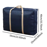 Maxbell House Moving Bag Duffle Bag for Moving House Travel Attics Under Bed Storage Navy 58x40x25 cm
