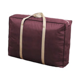 Maxbell House Moving Bag Duffle Bag for Moving House Travel Attics Under Bed Storage Burgundy 58x40x25 cm