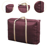 Maxbell House Moving Bag Duffle Bag for Moving House Travel Attics Under Bed Storage Burgundy 58x40x25 cm