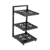 Maxbell Pot and Pan Organizer Organization Storage for Under Cabinet Home Countertop 3 Tier Black