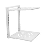 Maxbell Pot and Pan Organizer Organization Storage for Under Cabinet Home Countertop 2 Tier White