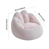 Maxbell Bean Bag Chair Couch Filler Included Single Sofa for Home Living Room Office White