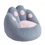 Maxbell Bean Bag Chair Couch Filler Included Single Sofa for Home Living Room Office Gray