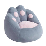 Maxbell Bean Bag Chair Couch Filler Included Single Sofa for Home Living Room Office Gray