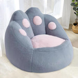 Maxbell Bean Bag Chair Couch Filler Included Single Sofa for Home Living Room Office Gray