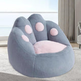 Maxbell Bean Bag Chair Couch Filler Included Single Sofa for Home Living Room Office Gray