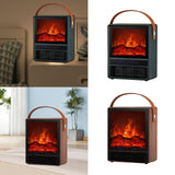 Maxbell Electric Fireplace Heater Decorative Home Decor for Desktop Living Room Home Green
