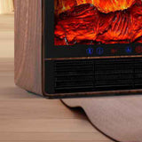 Maxbell Electric Fireplace Heater Decorative Home Decor for Desktop Living Room Home Brown