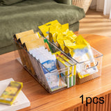 Maxbell Refrigerator Organizer Bin Transparent Storage Bin for Pantry Fridge