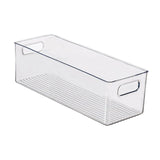Maxbell Refrigerator Organizer Bin Transparent Storage Bin for Pantry Fridge