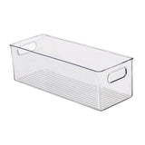 Maxbell Refrigerator Organizer Bin Transparent Storage Bin for Pantry Fridge