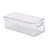 Maxbell Refrigerator Organizer Bin Transparent Storage Bin for Pantry Fridge