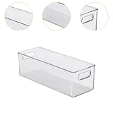 Maxbell Refrigerator Organizer Bin Transparent Storage Bin for Pantry Fridge