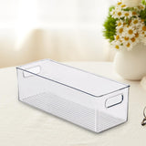 Maxbell Refrigerator Organizer Bin Transparent Storage Bin for Pantry Fridge