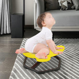 Maxbell Kids Swivel Chair Non Slip Sensory Swivel Chair for Children Motion Sickness yellow