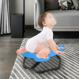 Maxbell Kids Swivel Chair Non Slip Sensory Swivel Chair for Children Motion Sickness blue