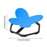 Maxbell Kids Swivel Chair Non Slip Sensory Swivel Chair for Children Motion Sickness blue