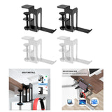 Maxbell Desk Side Vertical Laptop Stand to Install Headset Holder Laptop Holder black