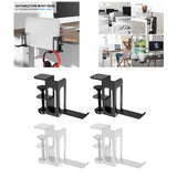 Maxbell Desk Side Vertical Laptop Stand to Install Headset Holder Laptop Holder black