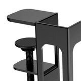 Maxbell Desk Side Vertical Laptop Stand to Install Headset Holder Laptop Holder black