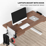 Maxbell Desk Side Vertical Laptop Stand to Install Headset Holder Laptop Holder black