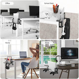 Maxbell Desk Side Vertical Laptop Stand to Install Headset Holder Laptop Holder black