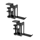 Maxbell Desk Side Vertical Laptop Stand to Install Headset Holder Laptop Holder black