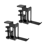Maxbell Desk Side Vertical Laptop Stand to Install Headset Holder Laptop Holder black