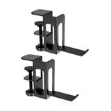 Maxbell Desk Side Vertical Laptop Stand to Install Headset Holder Laptop Holder black