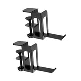 Maxbell Desk Side Vertical Laptop Stand to Install Headset Holder Laptop Holder black