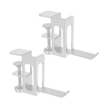 Maxbell Desk Side Vertical Laptop Stand to Install Headset Holder Laptop Holder white