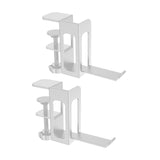 Maxbell Desk Side Vertical Laptop Stand to Install Headset Holder Laptop Holder white
