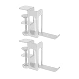 Maxbell Desk Side Vertical Laptop Stand to Install Headset Holder Laptop Holder white