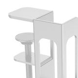 Maxbell Desk Side Vertical Laptop Stand to Install Headset Holder Laptop Holder white