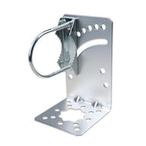 Maxbell Antenna Mast Clamp L Type Iron Antenna Pole Mount Bracket with Bolt for Home Style B