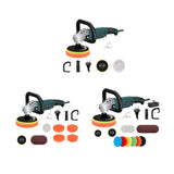 Maxbell Car Buffer Polisher Waxer Repair Tools for Waxing Car Detailing Boat Sanding 7pcs