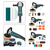 Maxbell Car Buffer Polisher Waxer Repair Tools for Waxing Car Detailing Boat Sanding 7pcs