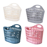 Maxbell Laundry Basket Hanger Sundries Organizer for Supermarket Travel Use Bathroom white